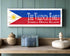 Philippine Flag Sign - Personalized Family Name - Custom Wood Filipino Heritage Gift