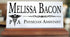 Physician Assistant Desk Nameplate - Personalized Solid Marble PA Name Plate Gift
