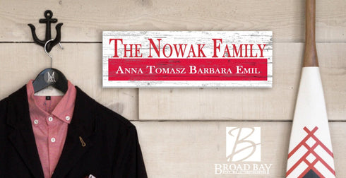 Polish Flag Family Name Sign – Personalized Poland Heritage Plaque with Custom Names