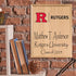 Official Rutgers Class Year Plaque - RU New Student or Graduation Gift – Custom Name and Year Solid Wood Sign