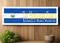 Salvadoran Flag Family Name Sign El Salvadoran Gift Idea