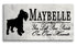 Schnauzer Memorial Stone - Custom Personalized Marble Grave Marker