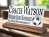 Soccer Coach Gift Plaque - Personalized Soccer Team Appreciation Award