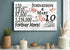 10th Anniversary Gift - Personalized Wood Sign for Husband, Wife or Couple - 10 Year