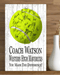 Tennis Coach Gift Plaque Personalized SIGNABLE For Great Coaches
