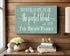 The Perfect Blend Family Sign - Personalized for Blended Families with Names & Established Date
