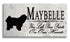 Tibetan Terrier Memorial Stone - Custom Personalized Marble Grave Marker