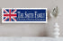 UK Flag Sign - Personalized Family Name - Custom Wood British Heritage Gift