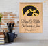Official University of Iowa Class Year Plaque - New Student or Graduation Gift – Custom Name and Year - Solid Wood Sign