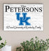 University of Kentucky Family Name Sign – Personalized Wood Plaque for Alumni or Graduation