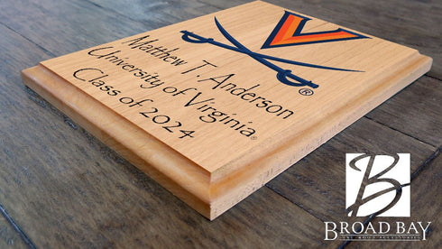University of Virginia Graduation Gift – Custom Name and Year Plaque