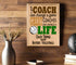 Personalized Volleyball Coach Gift Plaque - Custom Wood Award for Great Coaches