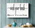 Wash Your Hands Bathroom Sign - Personalized with Kids Names Custom Farmhouse Style