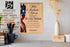 We Salute You Military Appreciation Plaque - Custom Name and Years of Service