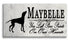 Weimaraner Memorial Stone - You Left Paw Prints On Our Hearts