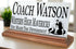 Wrestling Coach Gift Plaque - Personalized Wrestling Team Appreciation Award