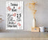 15th Anniversary Gift - Personalized Wood Plaque for Husband, Wife or Couple - 15 Year