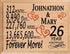 26th Anniversary Gift - Personalized Wood Plaque for Husband, Wife or Couple - 26 Year