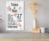 27th Anniversary Gift - Personalized Wood Plaque for Husband, Wife or Couple - 27 Year