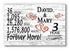 3rd Anniversary Gift - Personalized Wood Sign for Husband, Wife or Couple - 3 Year