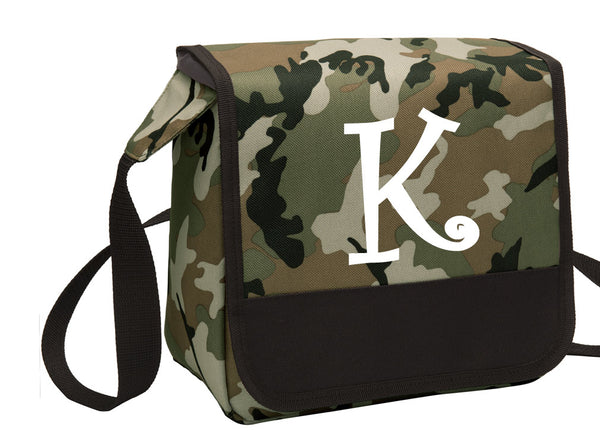 Personalized Camo Lunch Bag Monogrammed Lunch Cooler
