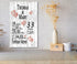 33rd Anniversary Gift - Personalized Wood Plaque for Husband, Wife or Couple - 33 Year