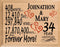 Personalized 34th Anniversary Gift – Custom Wood Keepsake for Husband, Wife, or Couple
