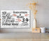 34th Anniversary Gift - Personalized Wood Sign for Couples