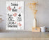 4th Anniversary Gift - Personalized Wood Plaque for Husband, Wife or Couple - 4 Year