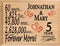 Personalized 5th Anniversary Gift – 5 Year Traditional Present - Custom Wood Keepsake for Husband, Wife, or Couple