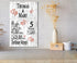 5th Anniversary Gift - Personalized Wood Plaque for Husband, Wife or Couple - 5 Year