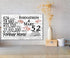 52nd Anniversary Gift - Personalized Wood Sign for Couples
