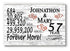 57th Anniversary Gift - Personalized Wood Sign for Couples