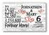 6th Anniversary Gift - Personalized Wood Sign for Husband, Wife or Couple - 6 Year