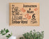 6th Anniversary Gift - Personalized Wood Plaque for Husband, Wife or Couple - 6 Year