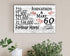 60th Anniversary Gift - Personalized Wood Sign for Couples