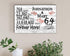 64th Anniversary Gift - Personalized Wood Sign for Couples