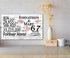 67th Anniversary Gift - Personalized Wood Sign for Couples