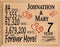 7th Anniversary Gift - Personalized Wood Plaque for Husband, Wife or Couple - 7 Year