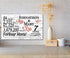 7th Anniversary Gift - Personalized Wood Sign for Husband, Wife or Couple - 7 Year
