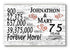 75th Anniversary Gift - Personalized Wood Sign for Couples