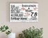 78th Anniversary Gift - Personalized Wood Sign for Couples