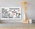 79th Anniversary Gift - Personalized Wood Sign for Couples