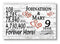 9 Year Anniversary Gift Personalized 9th Wedding Anniversary Present