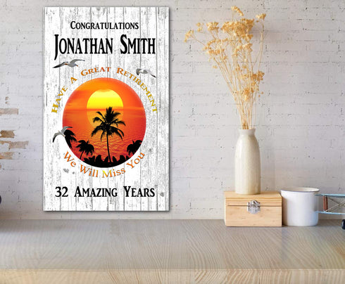 Retirement Gift Personalized Plaque