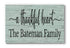 A Thankful Heart Sign - Personalized Custom Family Name Farmhouse Wall Art
