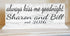 Always Kiss Me Goodnight Sign - Personalized Custom Names Bedroom Decor
