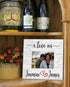 I Love Us Anniversary Wood Photo Plaque - Personalized Romantic Gift with Your Printed Picture