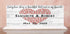 Anniversary or Wedding Gift Sign - Personalized with Custom Names and Date