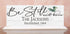Be Still and Know Sign - Personalized Family Name with Established Date Mantel Decor